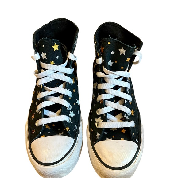 Converse Black High-Top Sneakers - Picture 1 of 5